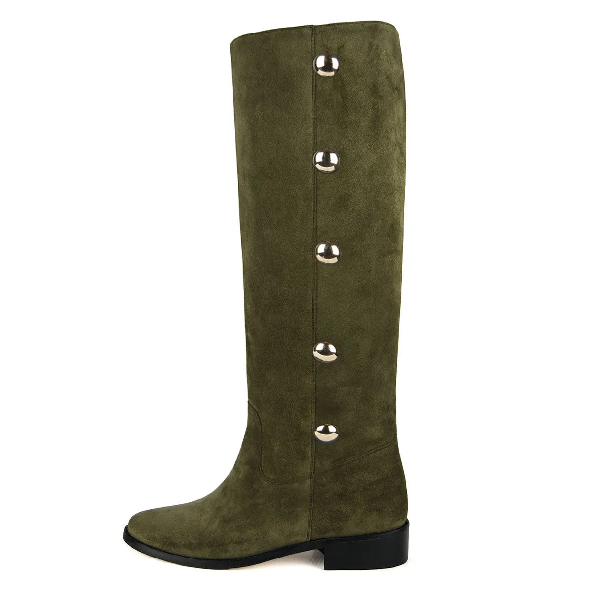 Amarillide suede, olive green