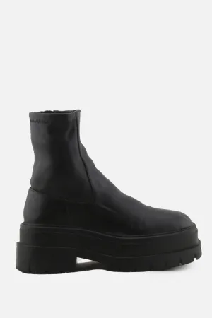 Bershka Zipper Chelsea Ankle Boots | 100% Authentic Leather