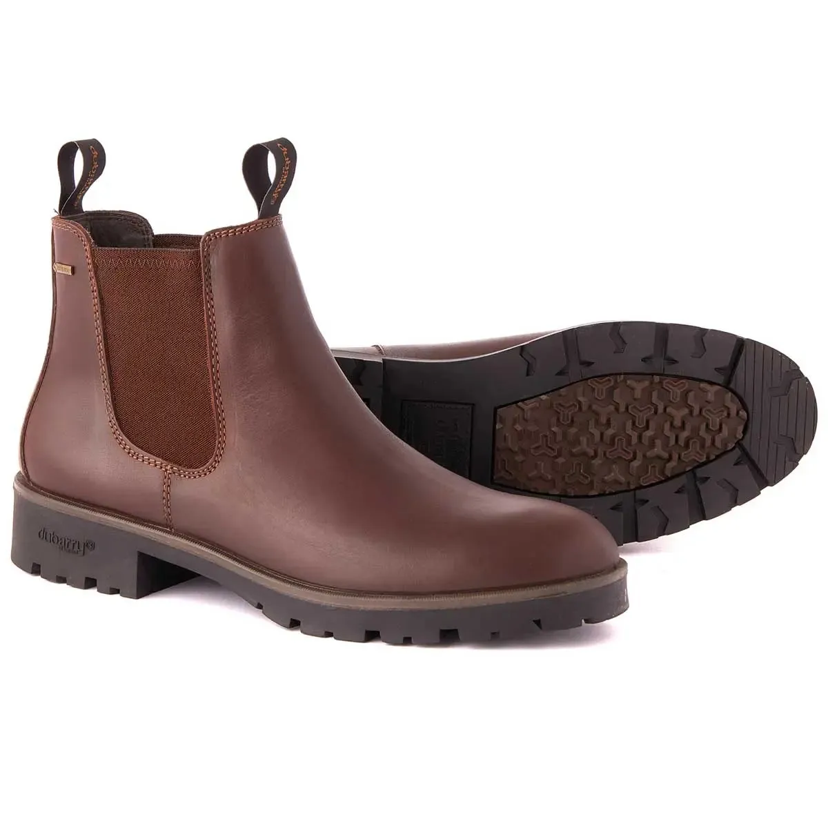 DUBARRY Antrim Chelsea Boots - Mens - Mahogany