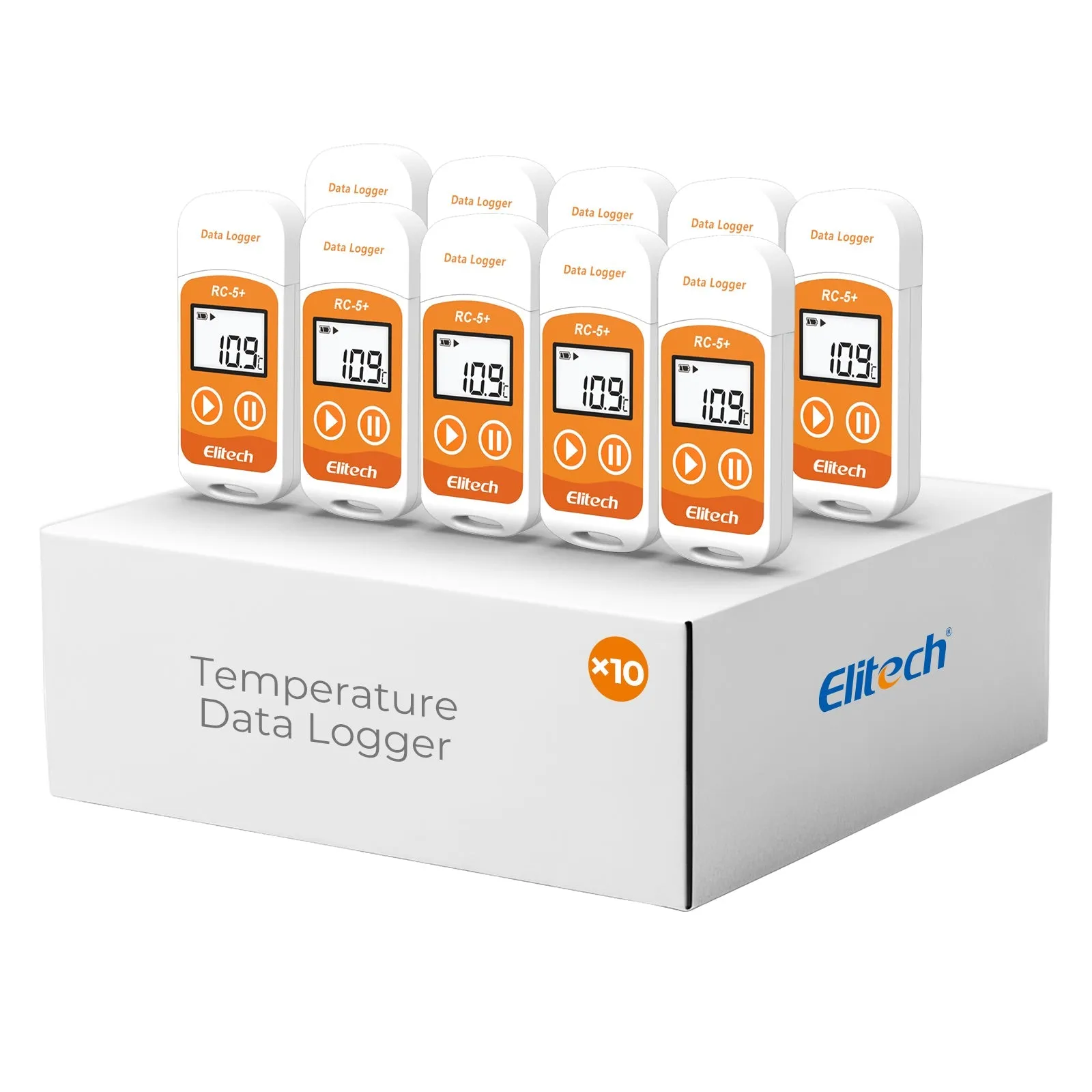 Elitech RC-5  Reusable USB Temperature Data logger with Auto PDF Report