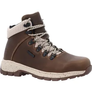 Georgia Mens Eagle Trail AT WP Hiker Brown Leather Work Boots