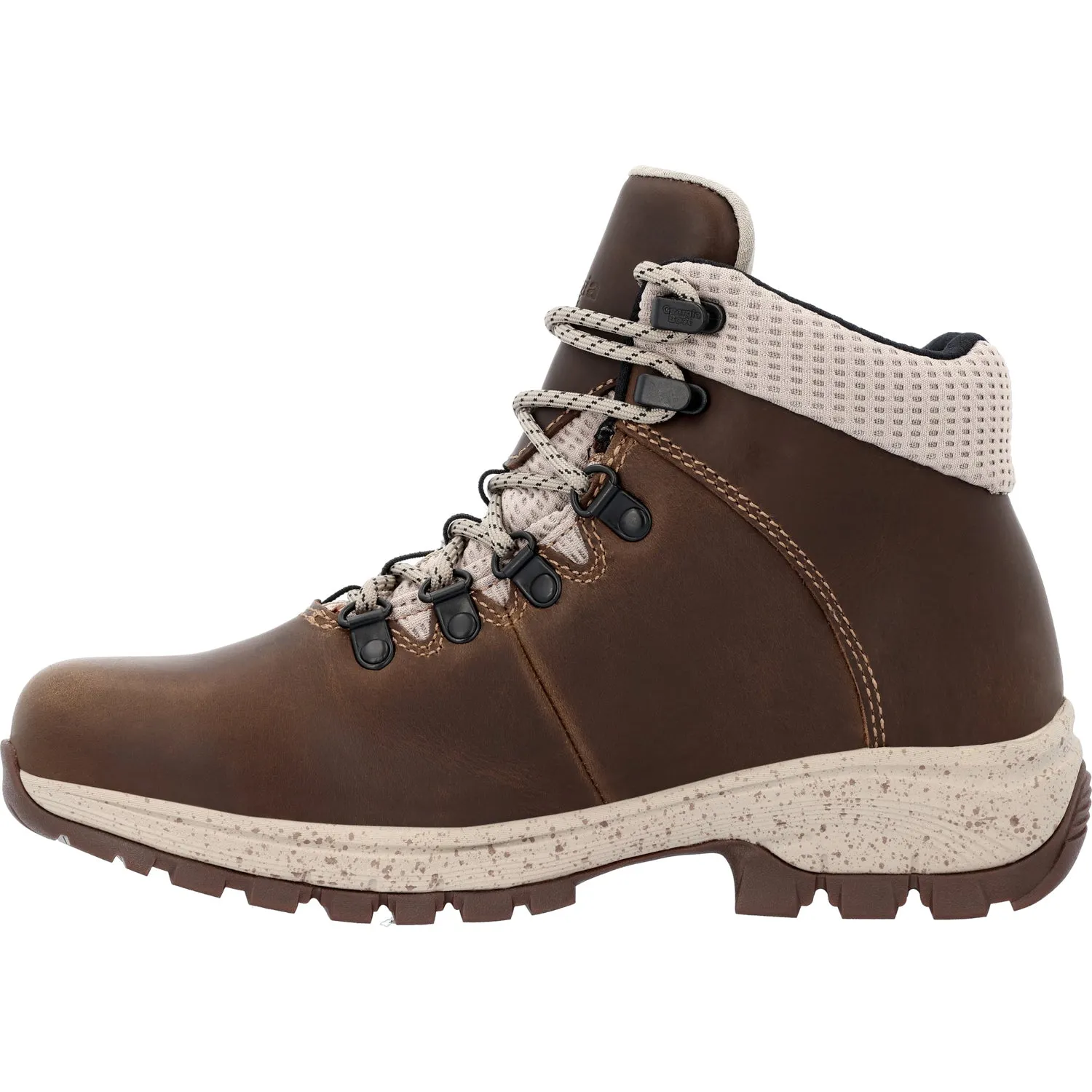 Georgia Mens Eagle Trail AT WP Hiker Brown Leather Work Boots