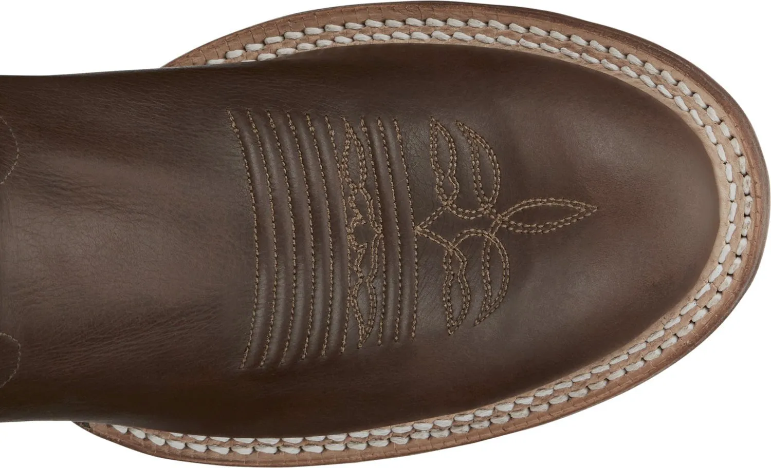 Justin 11in Mens Chocolate Wayne Leather Cowboy Boots