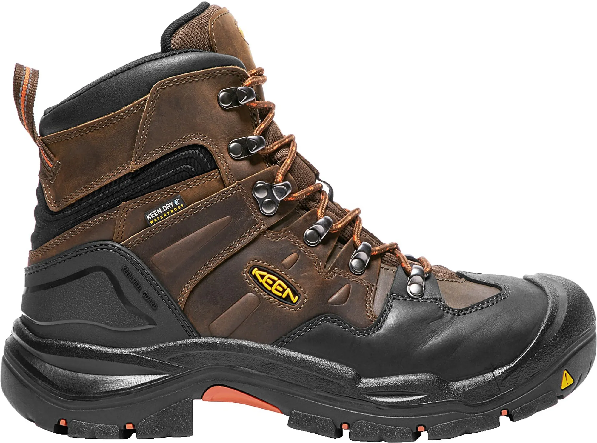 Keen Utility Cascade/Brindle Mens Coburg 6in WP Leather Work Boots