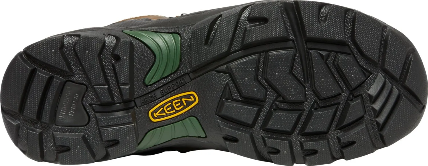 Keen Utility Mens Pittsburgh Energy 6in WP Cascade/Green Leather Work Boots