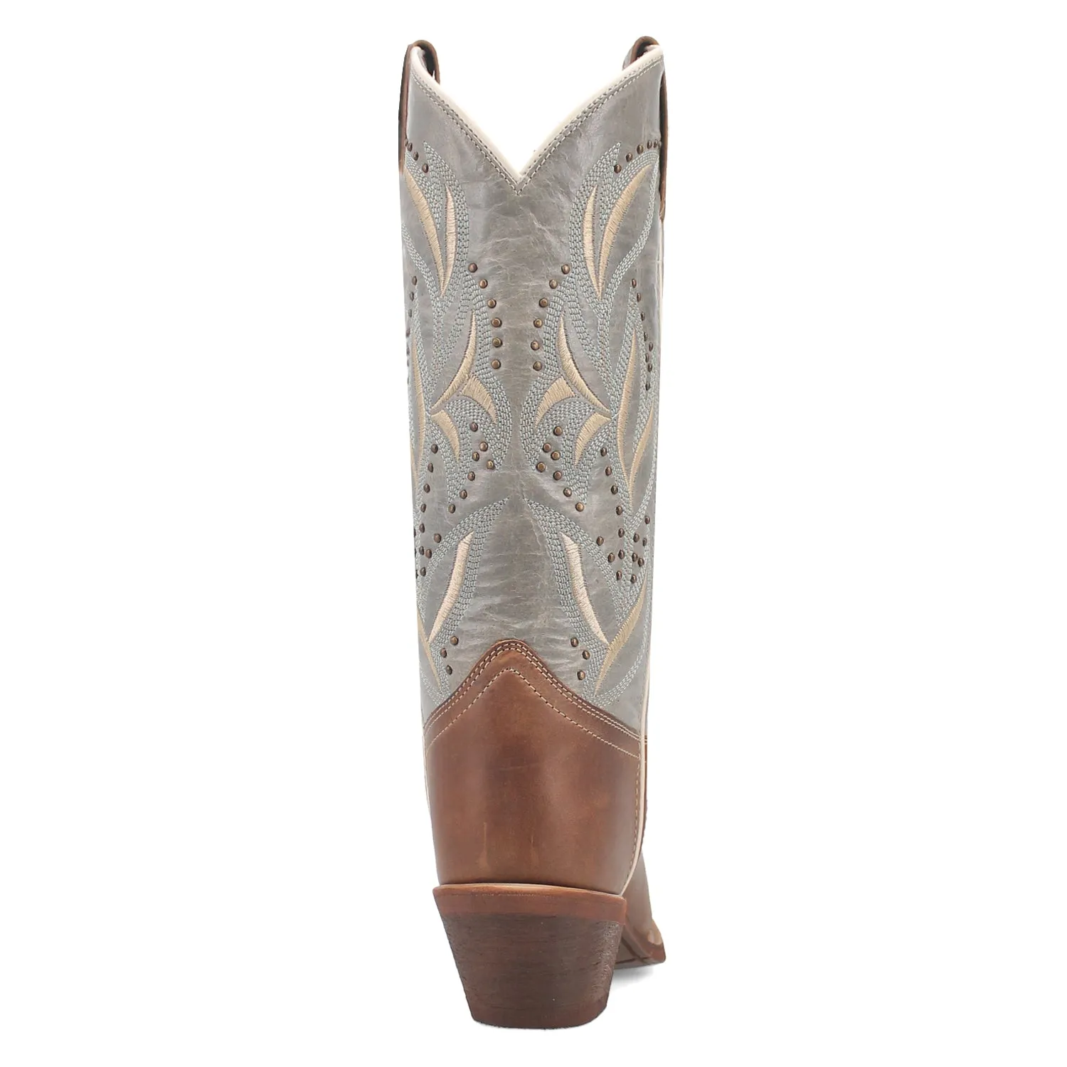 Stylish Laredo Womens Larissa Honey Leather Cowboy Boots - Comfortable Western Footwear for Every Occasion