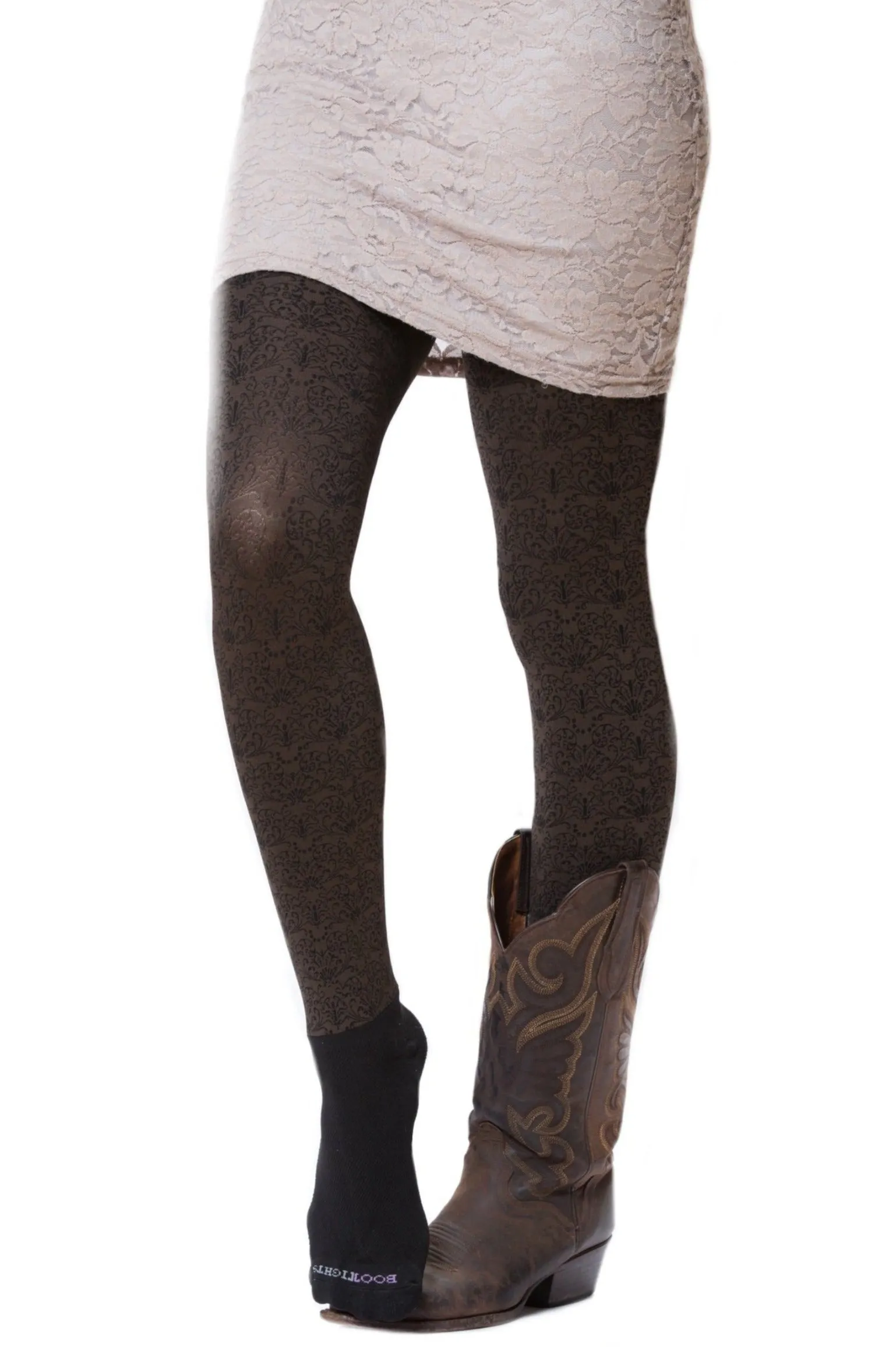 Lillith Scroll Tights