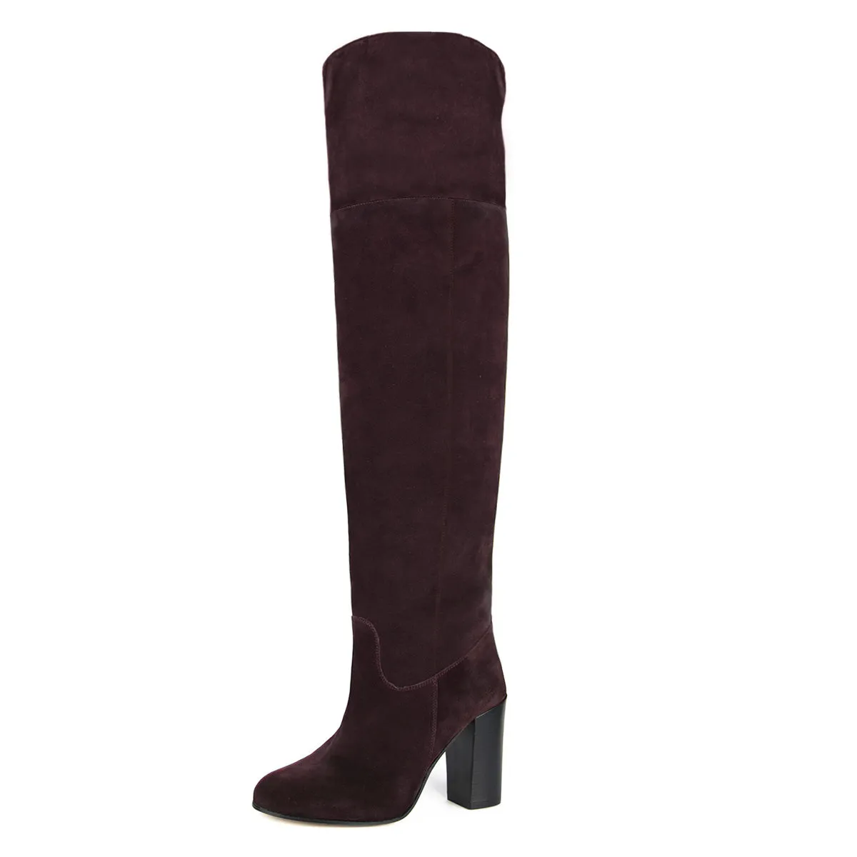 Lunaria suede, burgundy