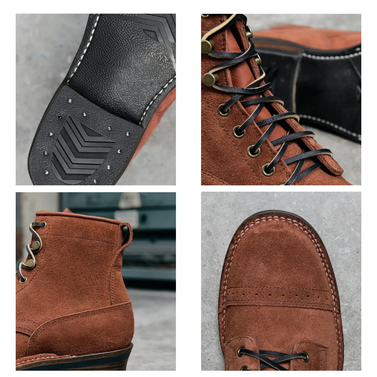 Men's Suede Logger Boots