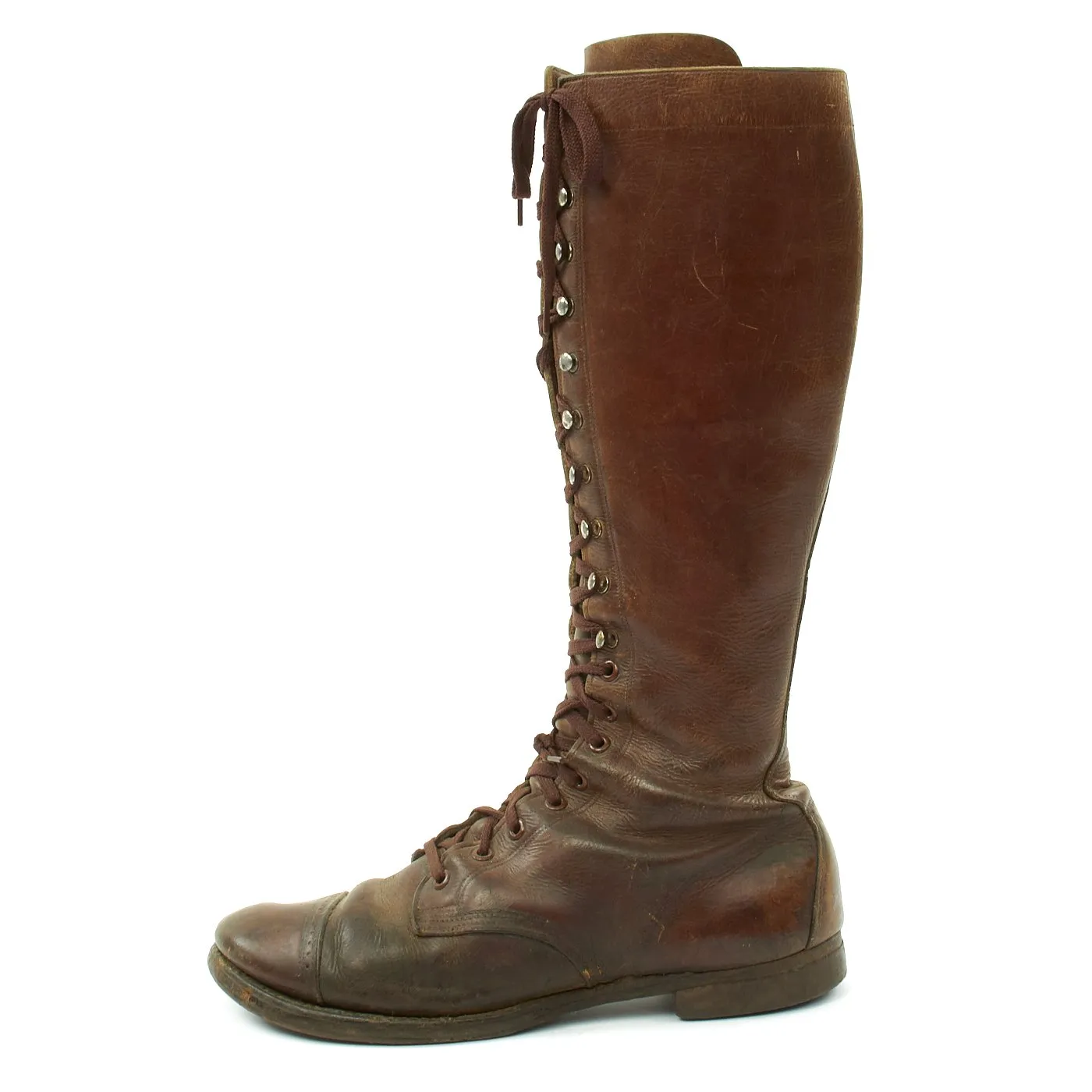 Original U.S. WWI Officer Leather High Boots