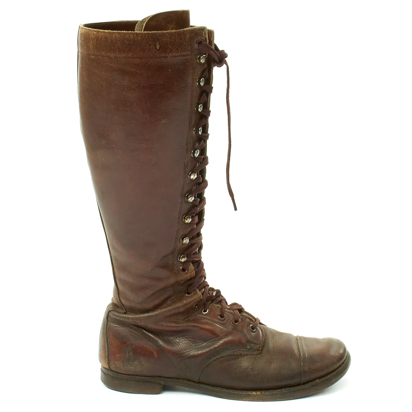 Original U.S. WWI Officer Leather High Boots