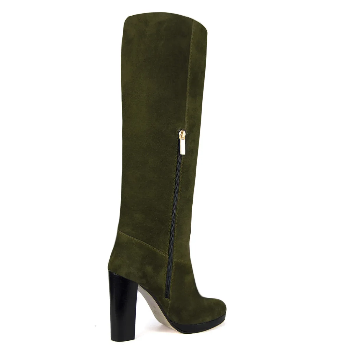 Ribes suede, olive green