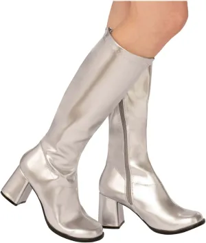 Rubie's Silver GoGo Boot For Adults