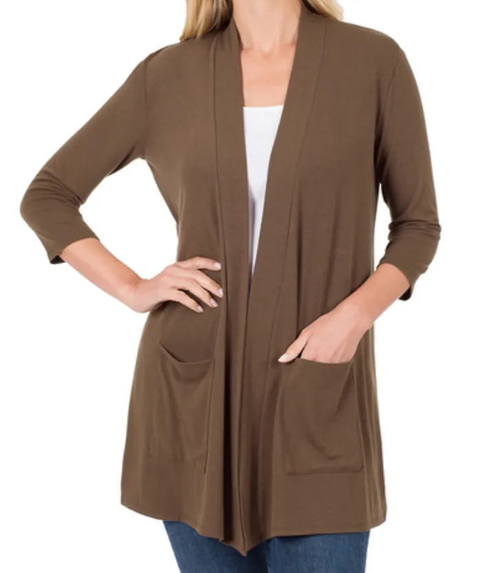 Slouchy Pocket Cardigan (S-XL)