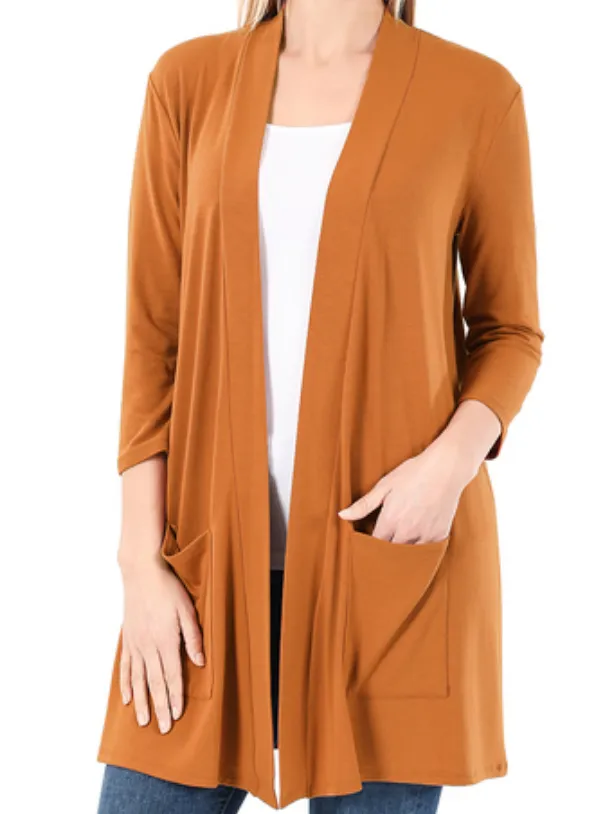 Slouchy Pocket Cardigan (S-XL)