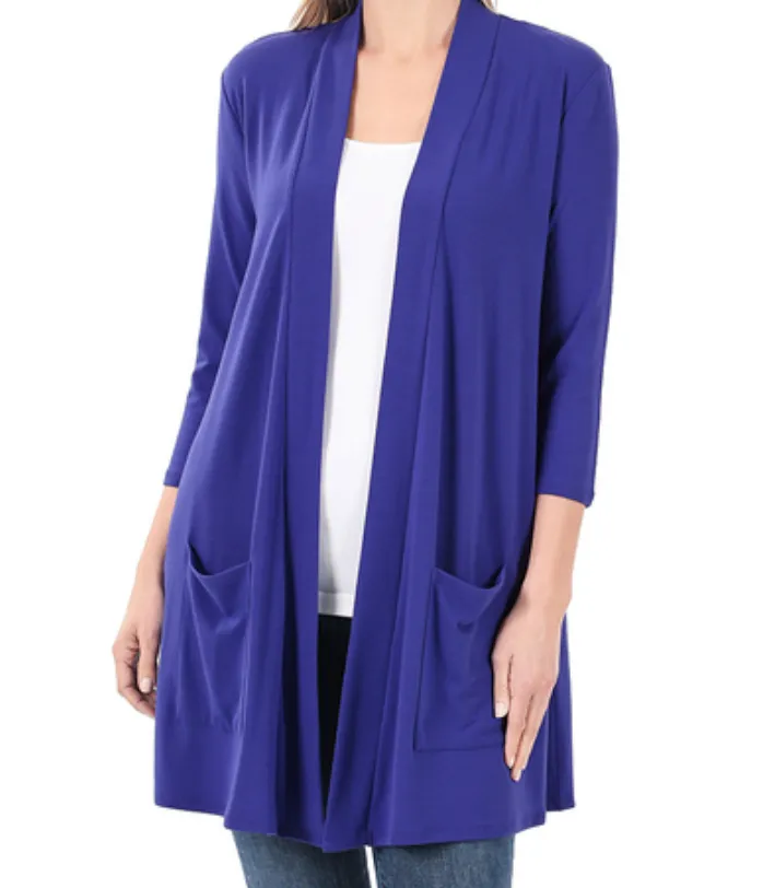 Slouchy Pocket Cardigan (S-XL)