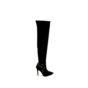 Torie Over Knee Stud Trim Boot