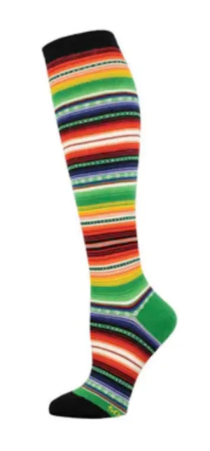 Women's Knee High Mexican Serape